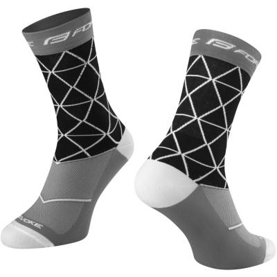 ponožky FORCE EVOKE černo-šedé