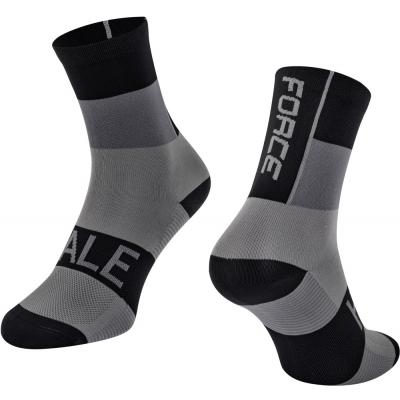 ponožky FORCE HALE černo-šedé