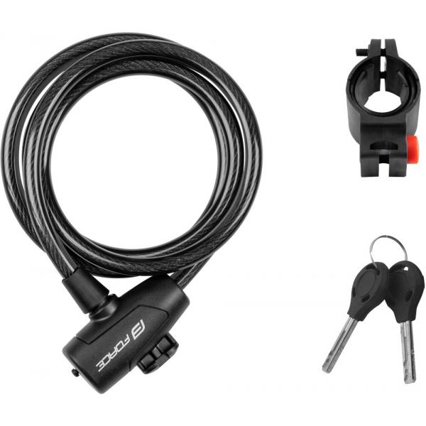 zámek FORCE STRONG spirálový 150cm/10mm
