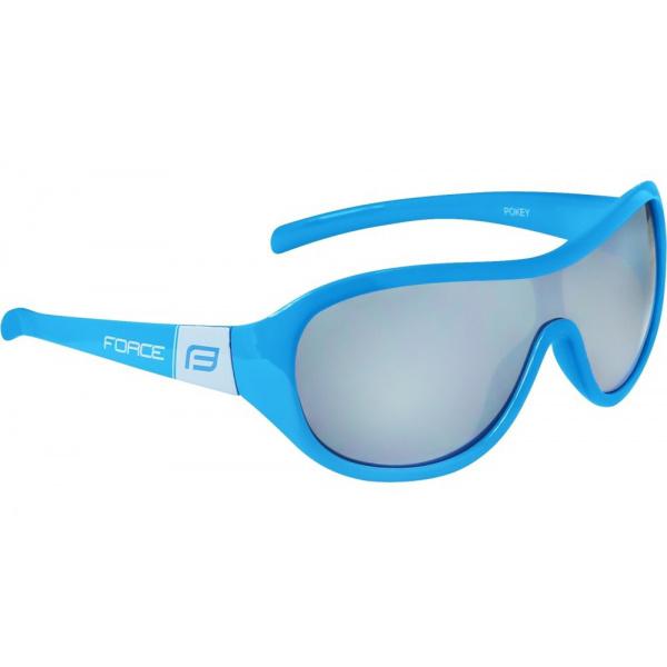 brýle Force POKEY dětské modro-bílé, černá skla