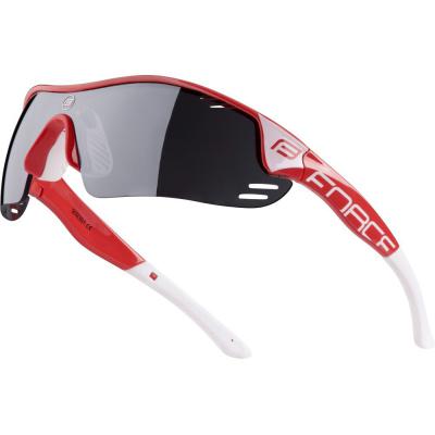 brýle Force RACE PRO červeno-bílé + černá skla