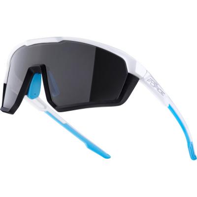 brýle FORCE APEX bílo-šedé, černé kontrastní skla