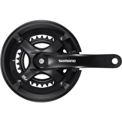 kliky Shimano FC-TY501 46/30 ern 175mm s krytem