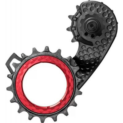 vodtko AbsoluteBlack HOLLOWCAGE pro Shimano R8100 erven