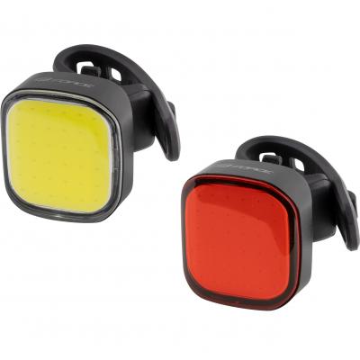 svtlo FORCE sada COB 2.0 USB pedn+zadn