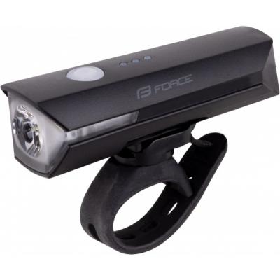 svtlo FORCE pedn FLUX 550LM USB ern