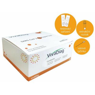 antigenn test VivaDiag SARS-Co-V-2 Ag Rapid vtrem, balen 25k